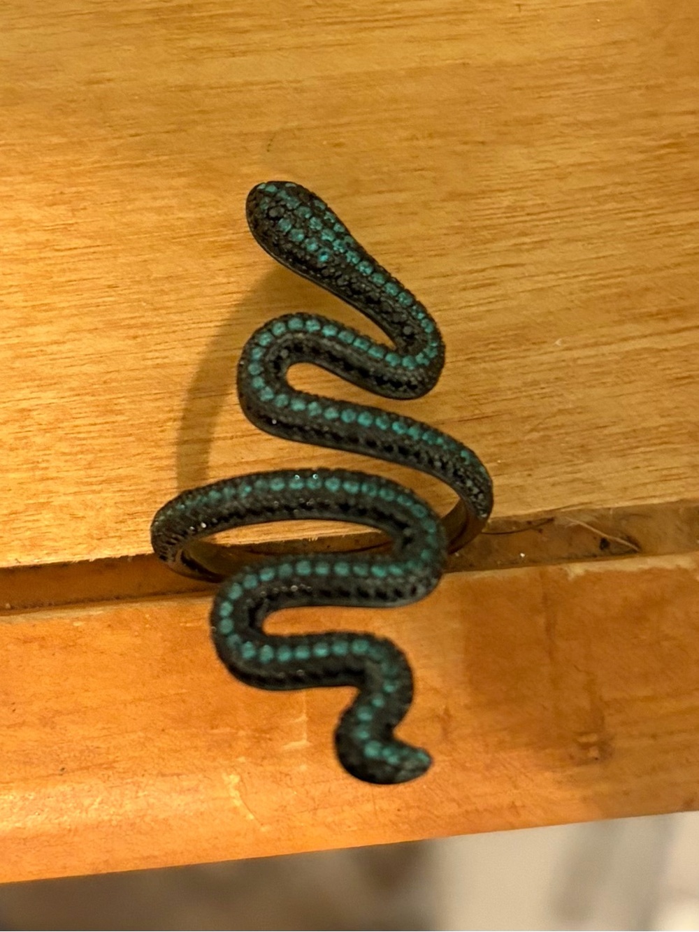 Taylor Swift Turquoise-Tone Snake Ring Real Reputation Ring from official site
